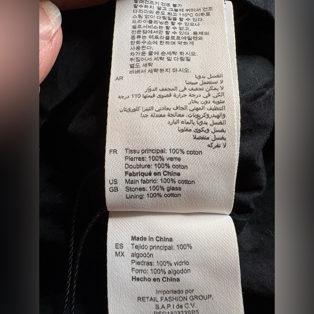 Sandro- Andalousie Rhinestone Embellished Drawstring Shorts. Size 36 or US 2/4 - Picture 9 of 12